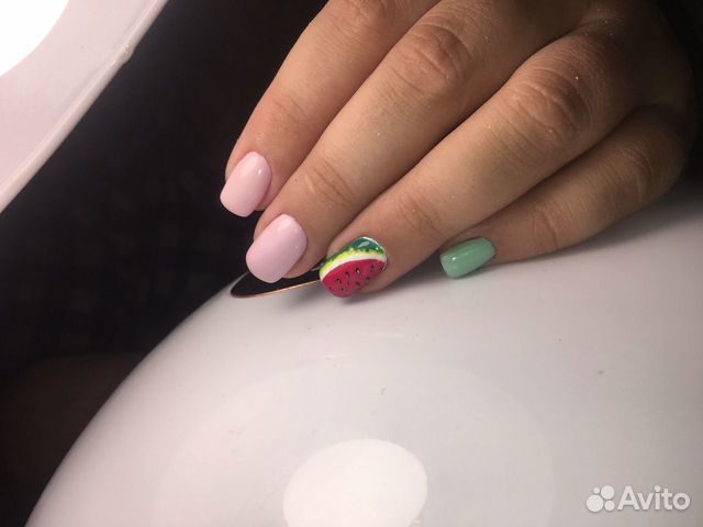 Маникюр покрытие гель лаком