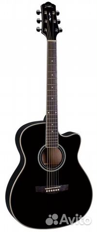 Акустическая гитара с вырезом Naranda TG220CBK