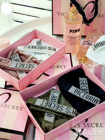 Трусики Victoria’s Secret со стразами Трусики Victoria’s Secret со стразами