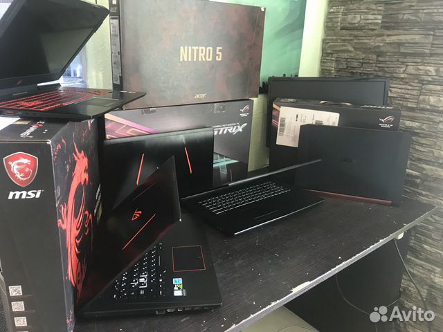 Новые игровые ноутбуки с гарантией