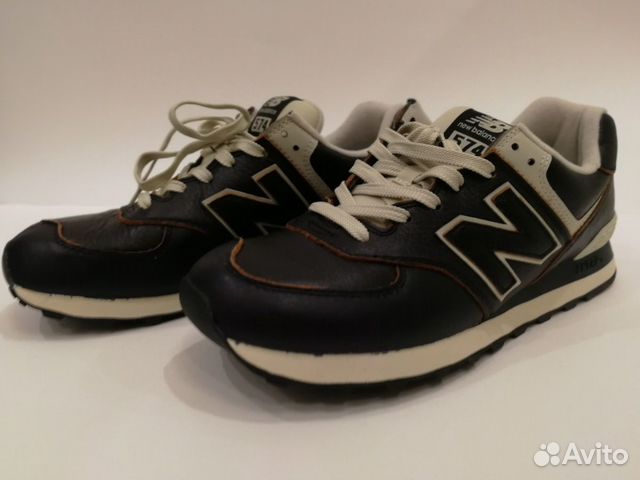 Кроссовки New balance 574, кожа оригинал Кроссовки New balance 574, кожа оригинал