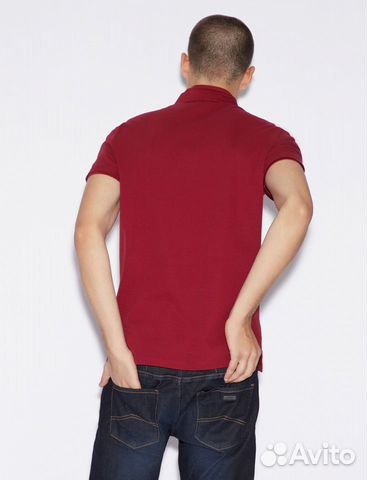 Armani Exchange рубашка поло С дизайном на плече Armani Exchange рубашка поло С дизайном на плече