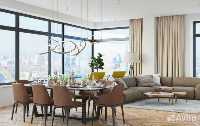 3-к квартира, 128.3 м², 15/16 эт. 3-к квартира, 128.3 м², 15/16 эт.