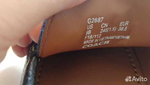 Мокасины Coach новые