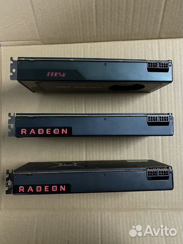 3 карты Vega 56 неисправные