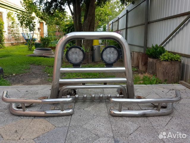 Защита переднего и заднего бампера Toyota LC120