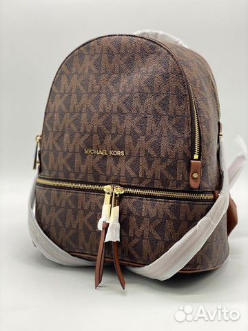 Новый женский рюкзак Michael Kors Rhea коричневый