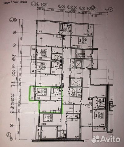 1-к квартира, 39.4 м², 14/26 эт.