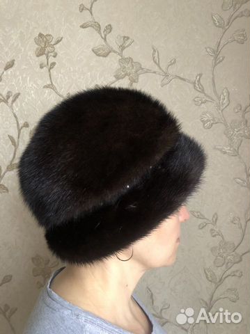 Шапка норковая женская новая