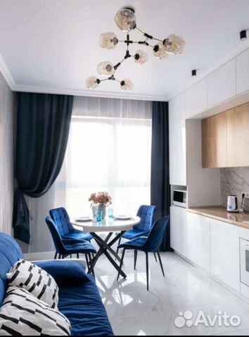 

1-к. квартира, 45 м², 2 кровати