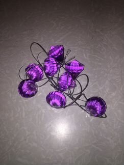 Елочные игрушки из пластика б/у