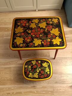 Набор детской мебели Хохлома