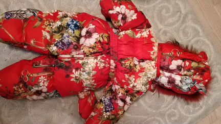 Шикарный зимний комбинезон