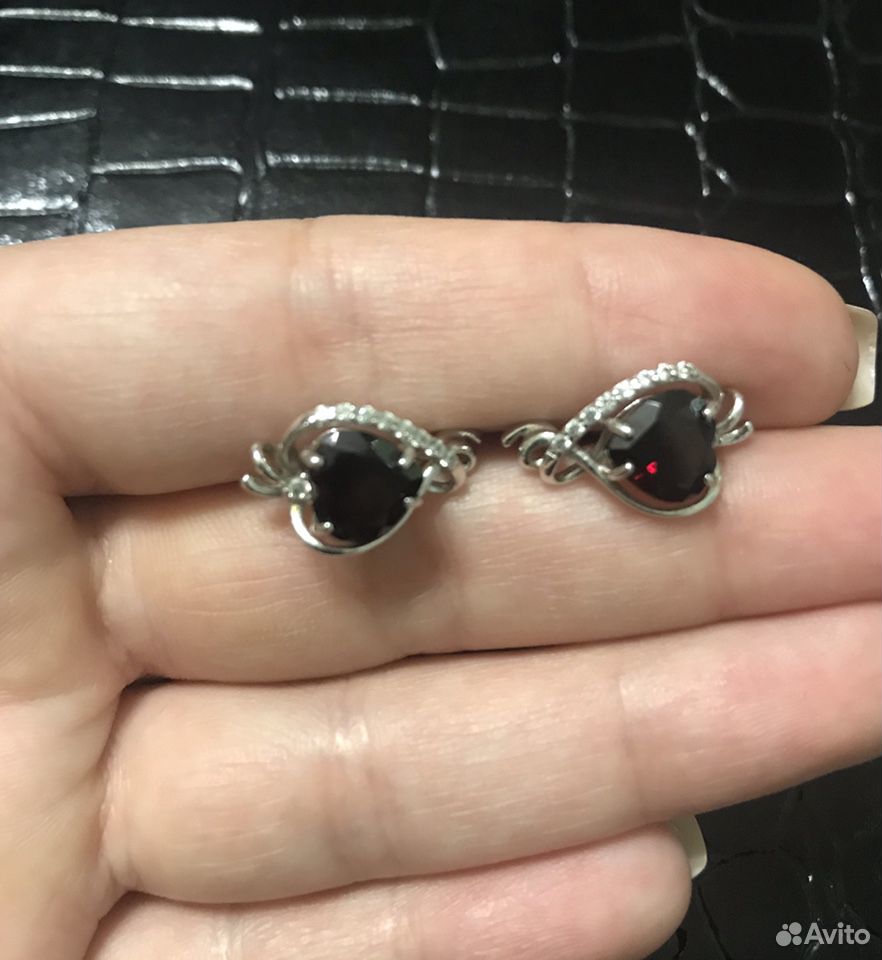 Silver earrings 89892858505 buy 1