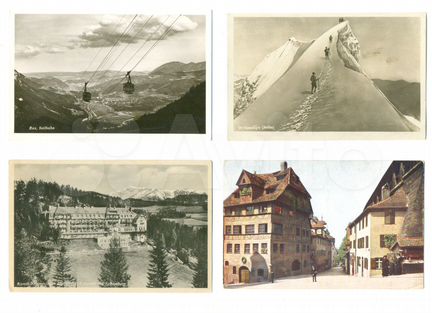 Открытки с видами Австрии, 20-30-е годы