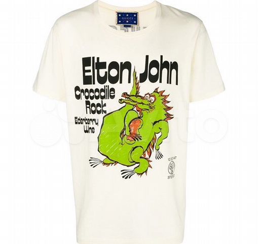 Gucci Elton John ; crocodile rock t 