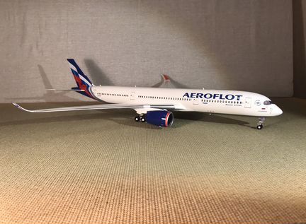 Модель самолёта Airbus A350 Аэрофлот Aeroflot