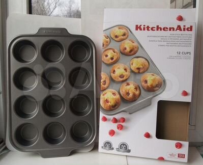 Форма выпечки Противень для кексов маффинов Kitche