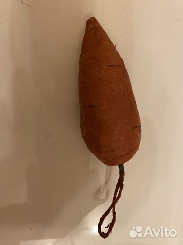 Елочная игрушка морковка