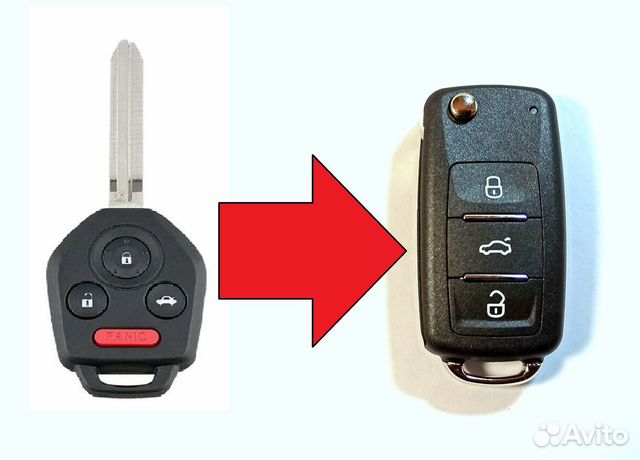 Ключ зажигания Subaru Forester / 4 кнопки 315 Мгц