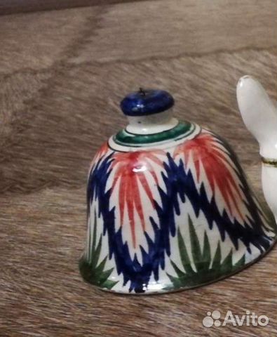 Колокольчик из фарфора, из Узбекистана