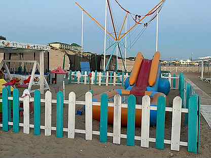 Готовый бизнес с местом детский городок на пляже