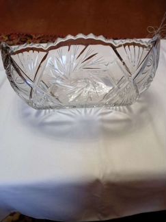 Салатник хрустальный