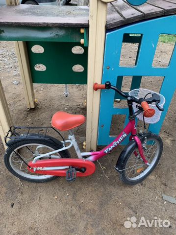 Детский велосипед panther 16 с корзинкой