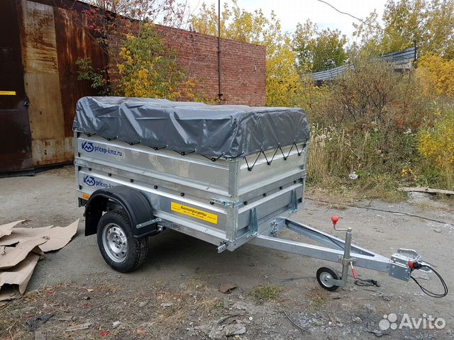 Автоприцеп с высокими бортами