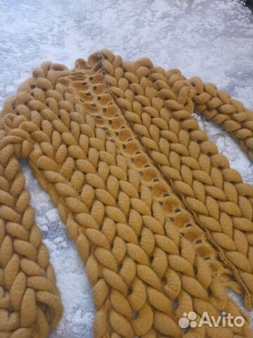 Вязаное платье, теплое платье для девочки 104-110