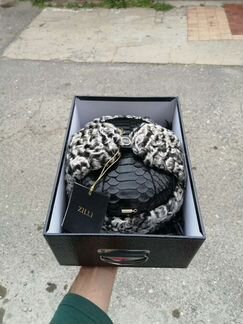 Ушанка каракуль питон