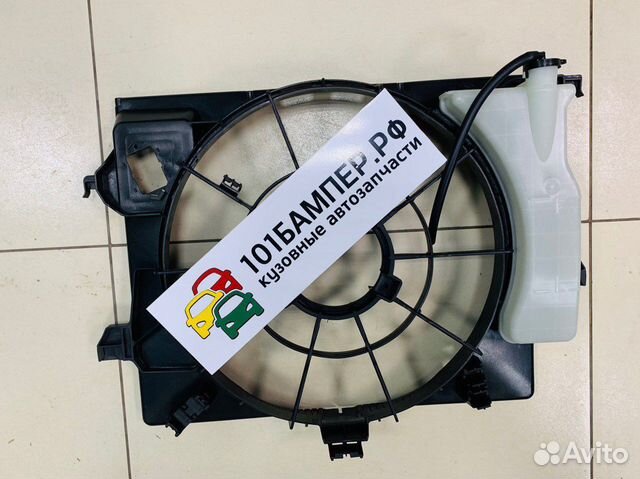 Диффузор Kia Rio 3 Hyundai Solaris 10-17г