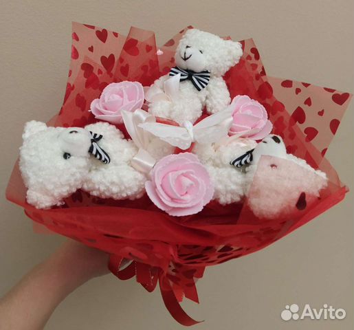 Букет из мягких игрушек
