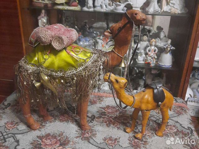 Верблюд папье-маше, кожа