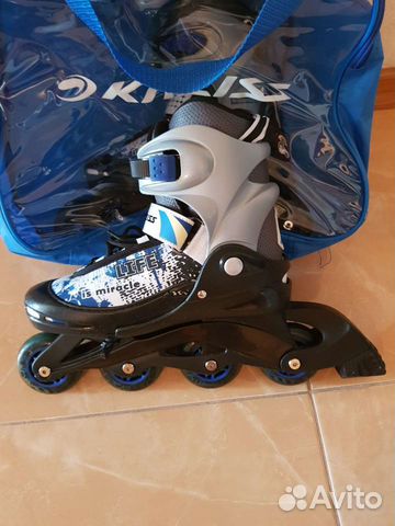 Роликовые коньки новые с сумкой
