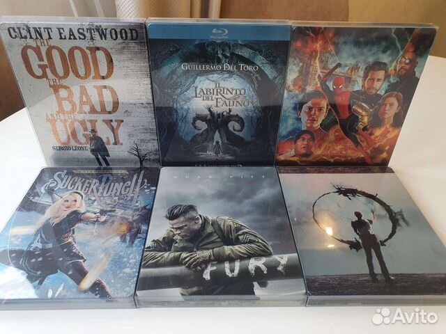 Защитный чехол для фильмов и игр blu ray steelbook