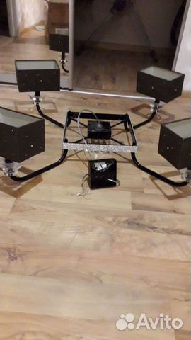 Люстра со стразами и два бра