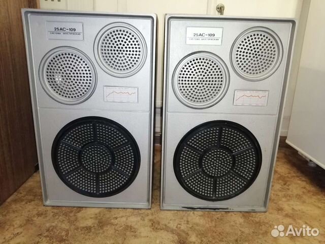 Акустические колонки СССР 25 ас 109 в наличии 2 шт