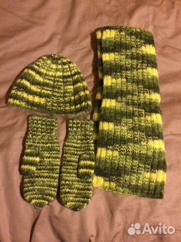 Шапки, шарфы, снуд, комплект зимний