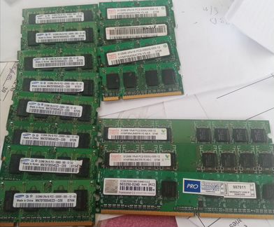 Оперативаня память DDR2, DDR3, DDR4