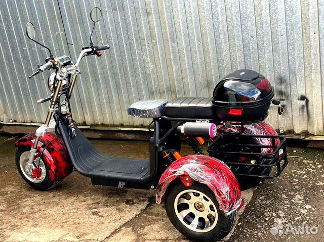 Электро Скутер трайк Citycoco 3000 Ватт