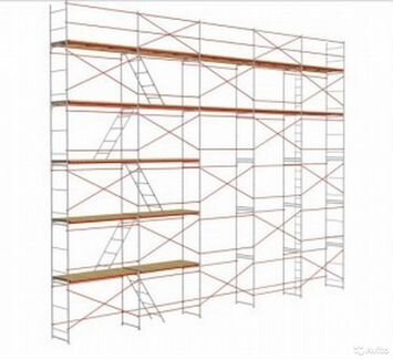 Аренда строительных лесов (рамные)