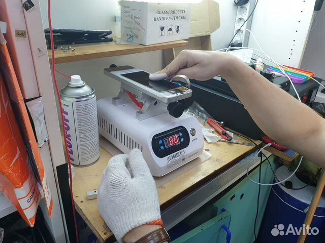 Замена стекла на Android и iPhone