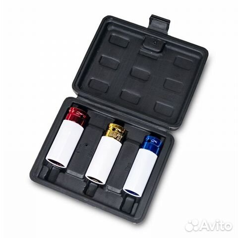 Набор головок торцевых ударных колесных 1/2