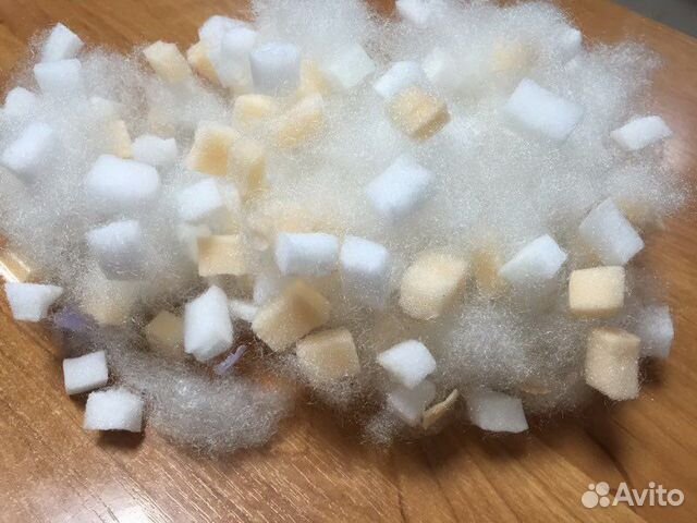 Синтепух + поролон наполнитель для игрушек