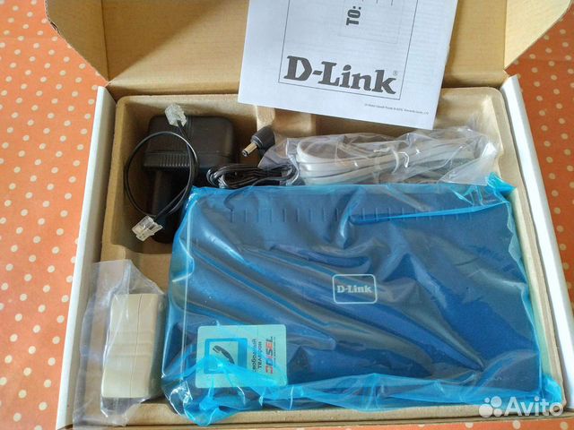 Adsl роутер D-Link DSL-2540U