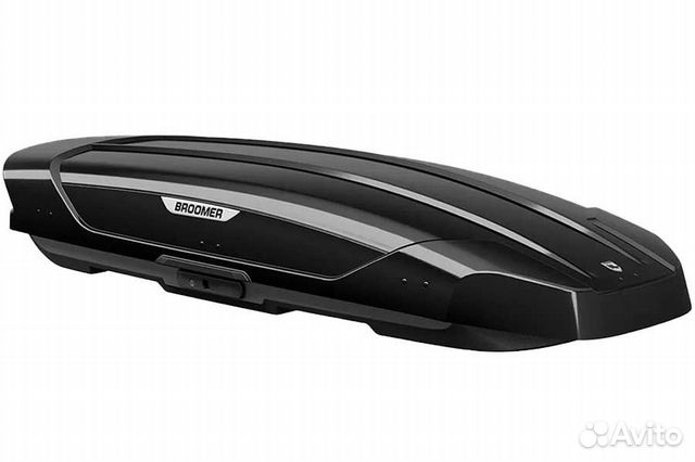 Автобокс Broomer Venture LS 450 л Чёрный металлик