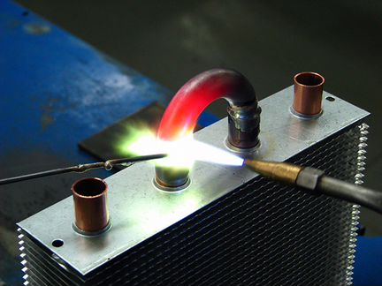 Запаять Пайка теплообменника газ Колонок Котлов