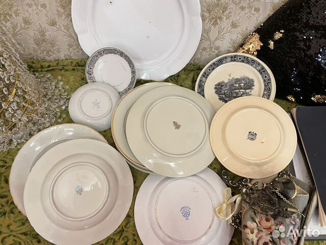 Тарелки антикварные