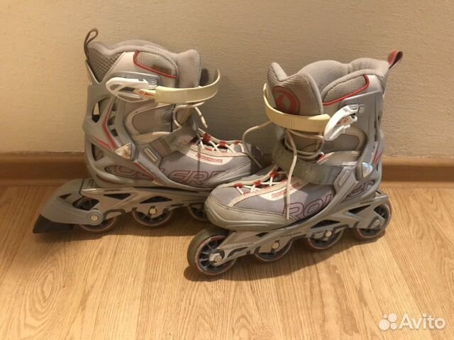 Ролики rollerblade spark w silver red 38